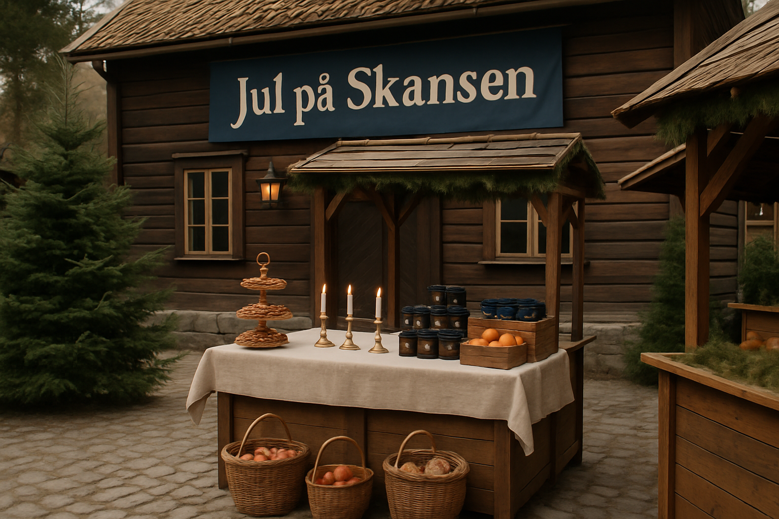 Illustration som representerar Sveriges bästa julmarknad