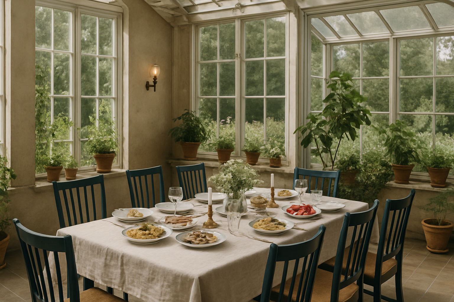 Illustration som representerar Sveriges bästa midsommarlunch