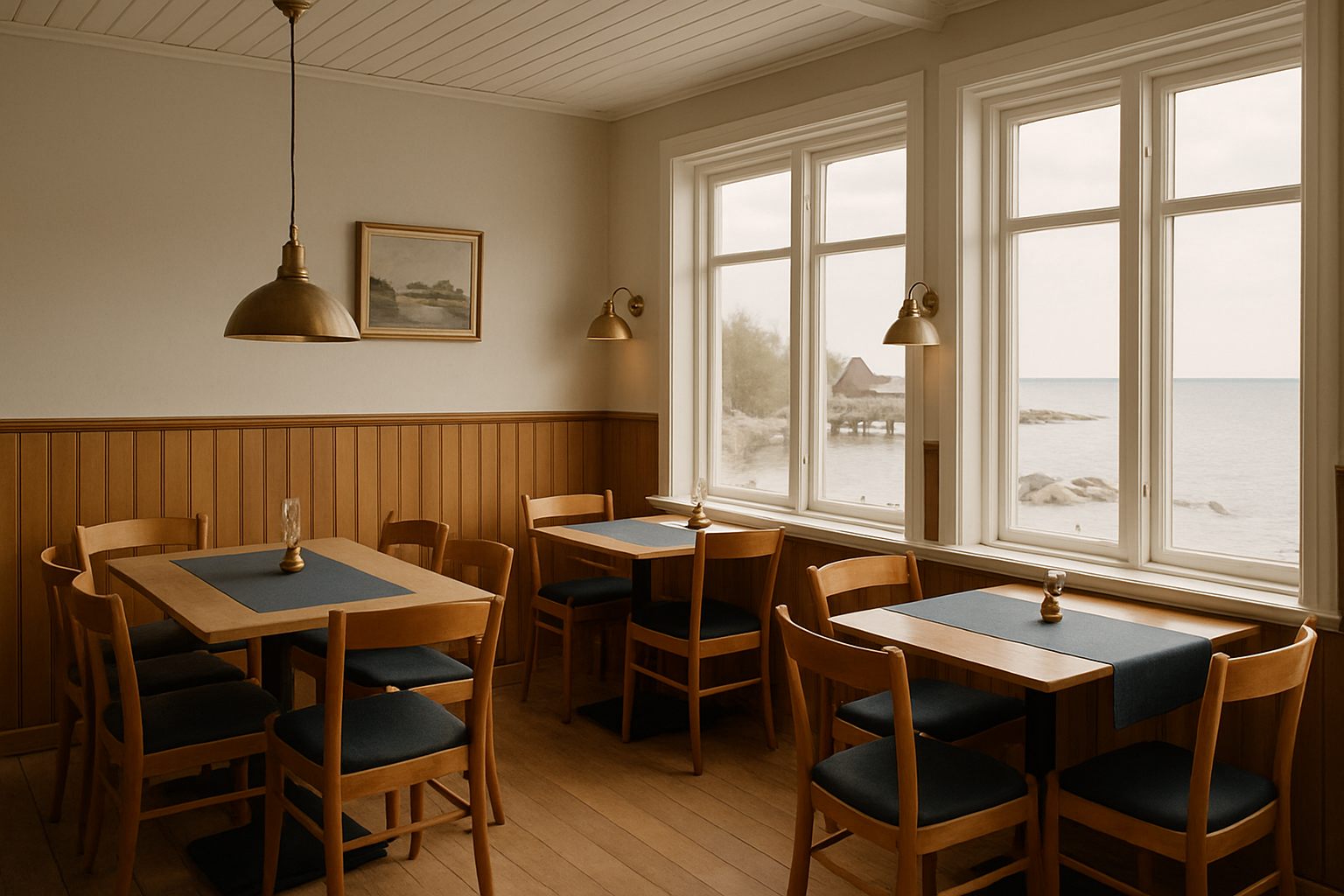 Illustration som representerar Sveriges bästa skärgårdsrestaurang