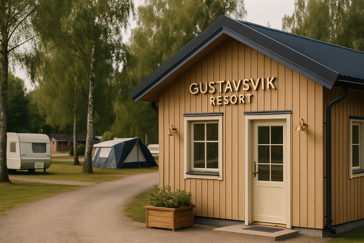 Illustration som representerar Sveriges bästa camping
