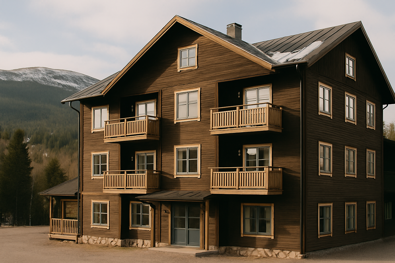 Illustration som representerar Sveriges bästa hotell i fjällen