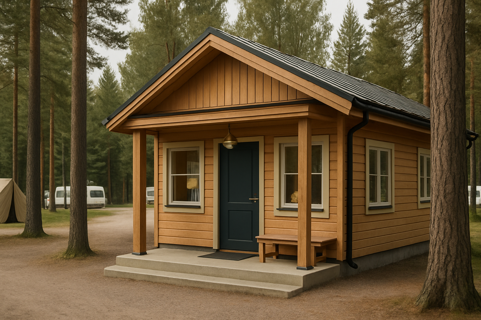 Illustration som representerar Sveriges bästa camping