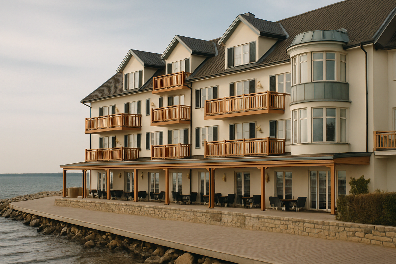 Illustration som representerar Sveriges bästa hotell vid havet